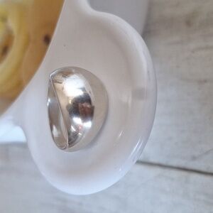 Sterling Silver 925 Dome Statement Ring